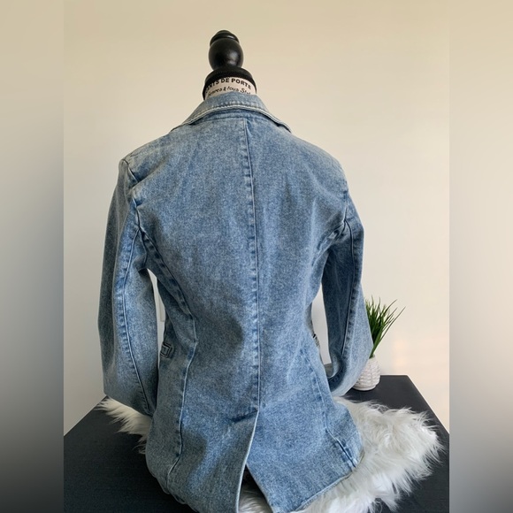 Veveret Denim Blazer SZ:USM NWT’S - Picture 4 of 9